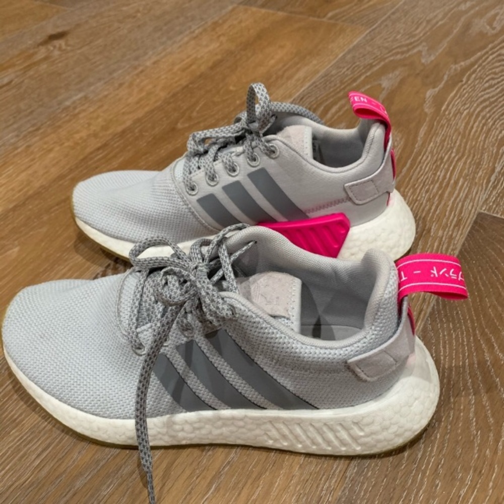 Pink & Grey Adidas NMD R2